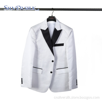 Casual Party Suit Men Blazer Jackets White